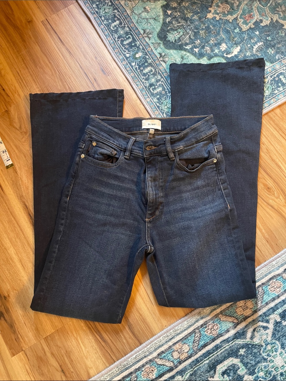 DL1961 Dark Indigo Slim bootcut Brigette Jeans